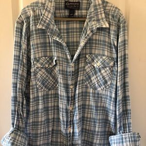 American Rag XXL Men’s Button-Down Plaid Shirt